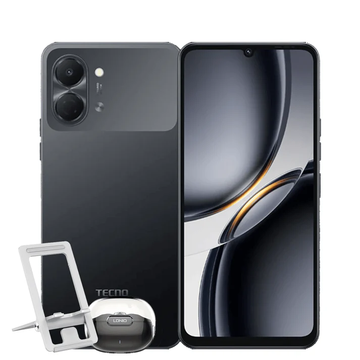 TECNO KN3 POP 20 64GB 4GB RAM + FREE BLUETOOTH EARBUD + PHONE STAND + TECNO BOTTLE & UMBRELLA