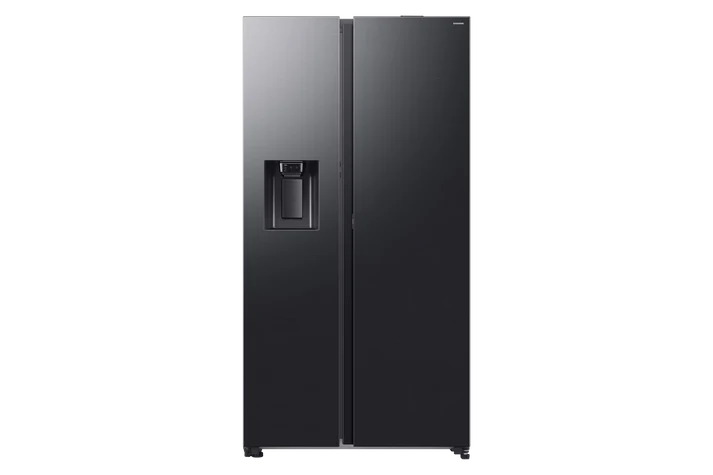 SAMSUNG 627L 3 DOOR + DISPENSER SIDE BY SIDE FRIDGE BLACK RS80F65G4F