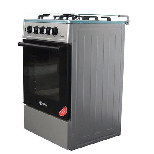 SIGMA 50X55 3 BURNERS GAS + 1 ELECTRIC OVEN GRILL GAS COOKER SILVER